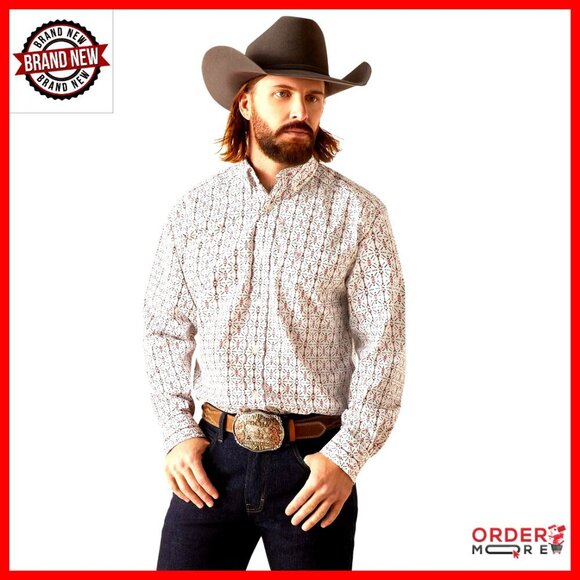 Other - Men's Classic Fit Button Down Shirt 100% Cotton Long Sleeve Work Casual
